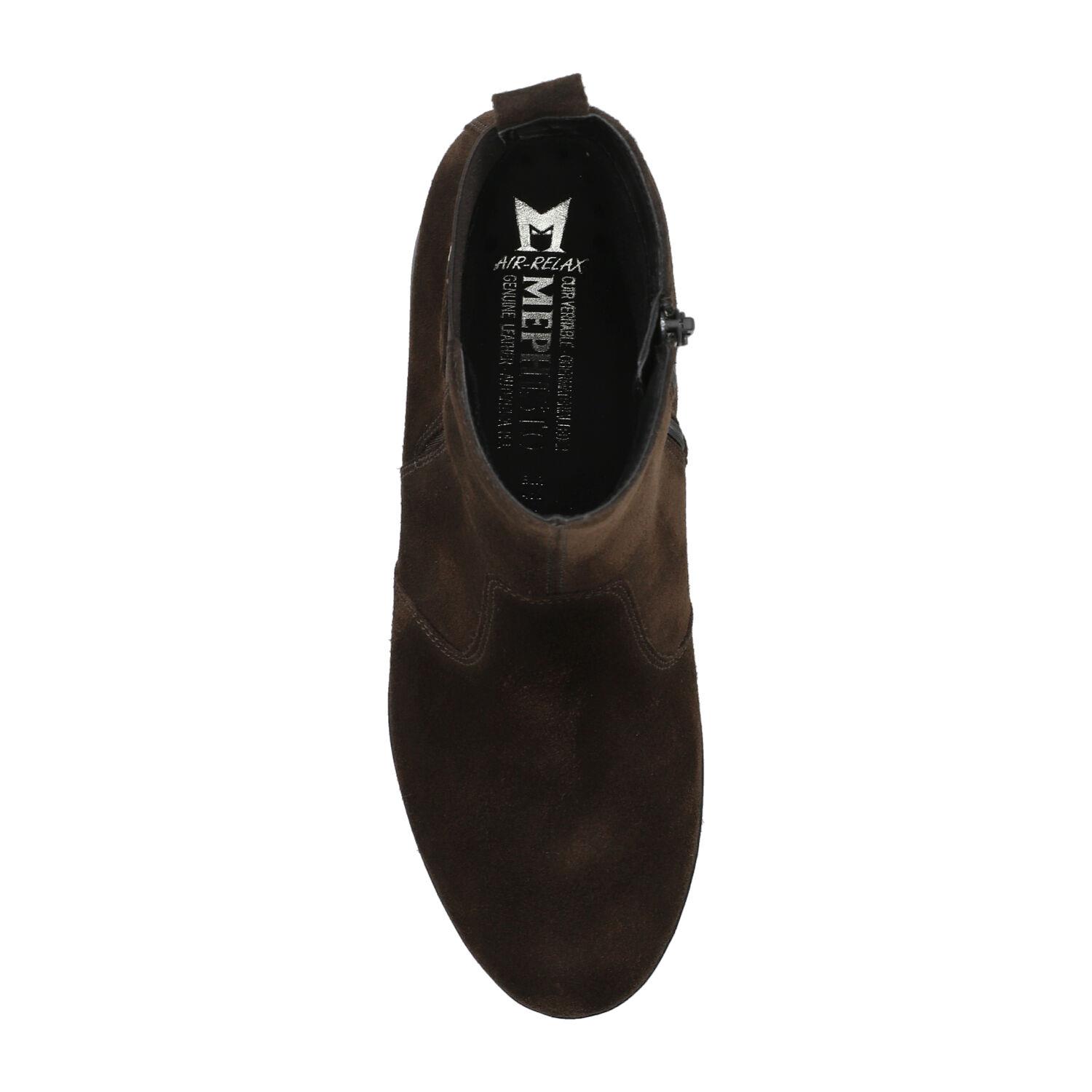 bottines femme modèle Zelia brun fonce - Mephisto